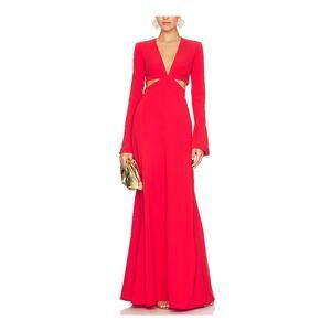 A.L.C. 'Issa' Red Triacetate Dress Size 6